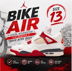 BIKE AIR x Nigel Sylvester x Air Jordan 4 "Brick After Brick"