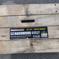 Haul Master HardWood Dolly (Solid Deck ) 24" x 16"