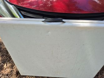 White Plastic Folding Table