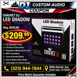 Chauvet DJ LED Shadow 2 ILS DMX Blacklight UV Glow In Dark Effect Sound Activated 🚨 Payment Options Available 🚨 No Credit Needed 🚨