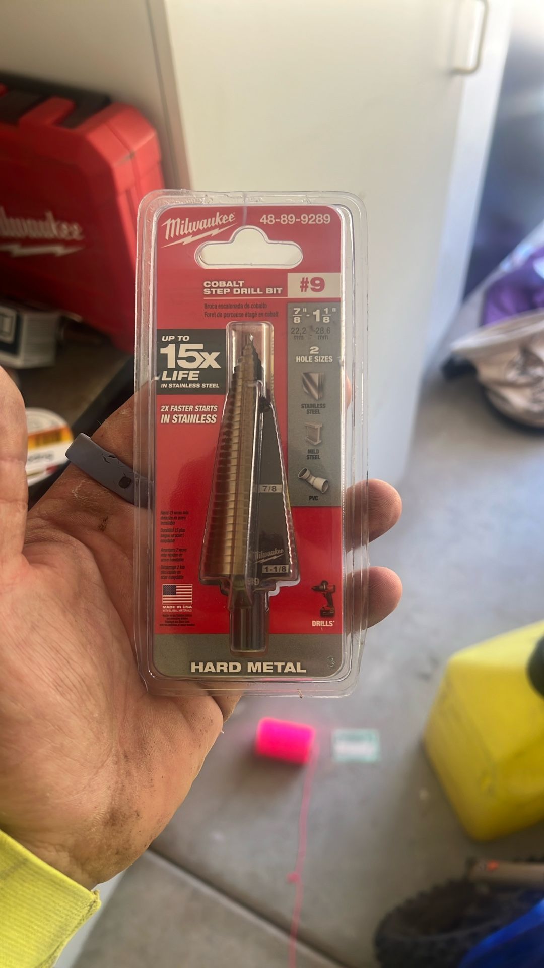 Milwaukee #9 Cobalt Step Bit