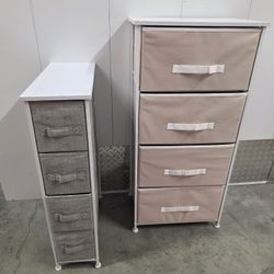 $44 for both,  4 Drawers Fabric Storage tower, Organizer 