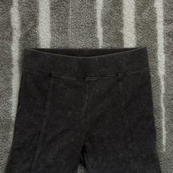 Gray Biker Shorts Women’s Slim Fit Cotton Blend Elastic Waist Lightweight