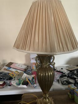 Gold brass Antique gold on your lamp