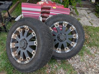 2-ALL TERRAIN 20" Tires. Size: 275-R60-20