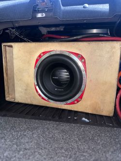 Orion HCCA Subwoofer in Custom Wood Box