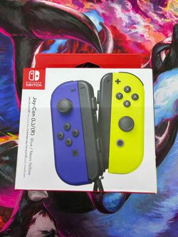 Nintendo switch joy cons blue/neon yellow