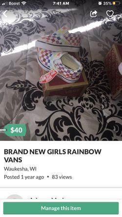 Brand new vans 4c