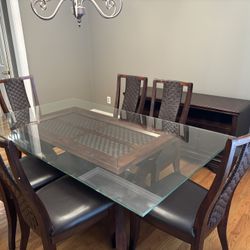Dinning Room Table With 6 Chairs 
