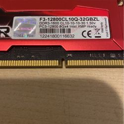 Computer RAM 12800 32GB X4
