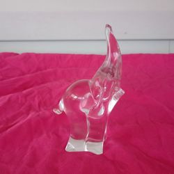 Vintage Eneryda Sweden Glasbruk Crystal elephant