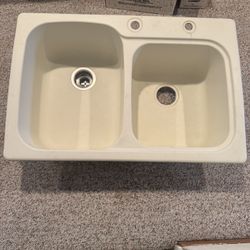 Swanstone Double Bowl Kitchen Sink