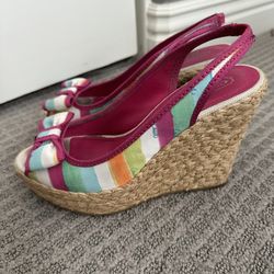 Women’s Coach Wedge Sandals Size 7.5