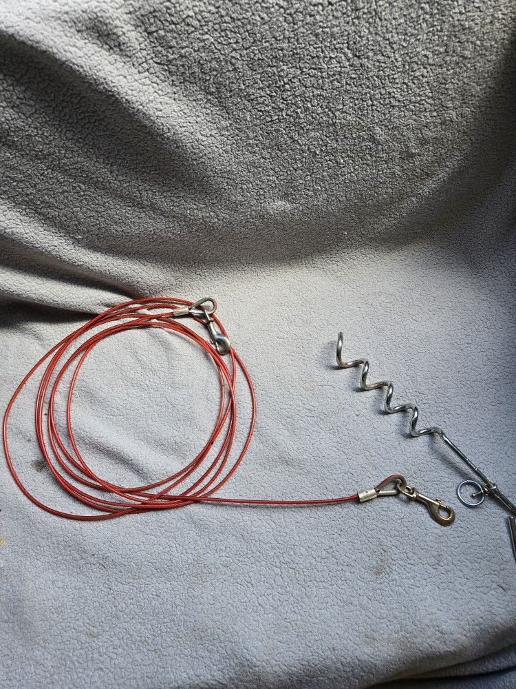 Dog Leash, Ground Stake