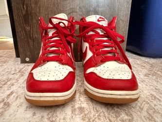 Nike Dunk High Championship White Red