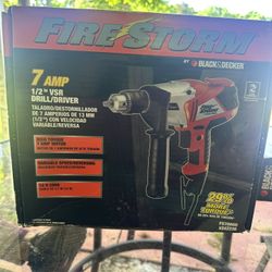Fire Storm 1/2 Drill/driver 7amp 