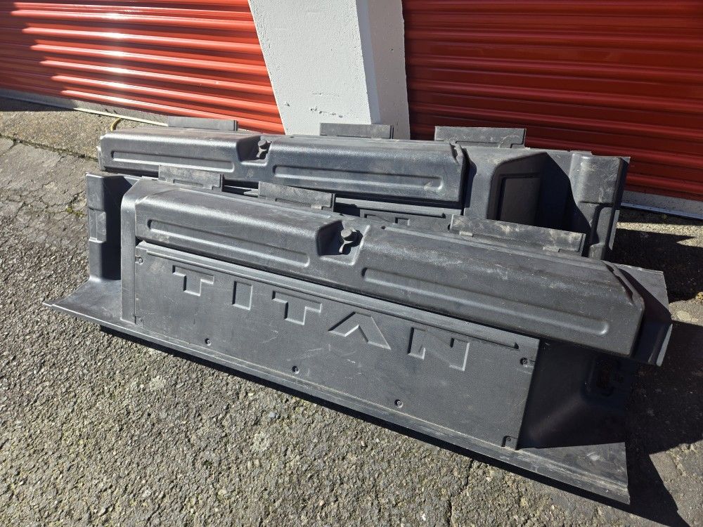 Nissan Titan OEM Bed Box Storage Crew Cab