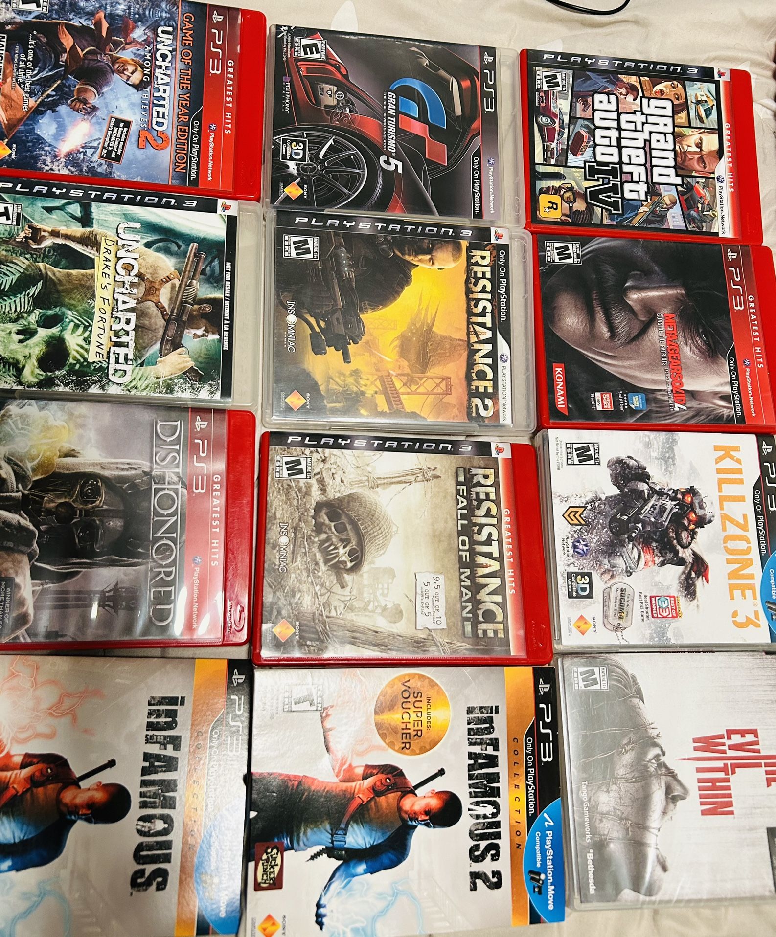 PS3 Games Like New