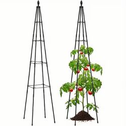 Garden Obelisk Trellis - Pair