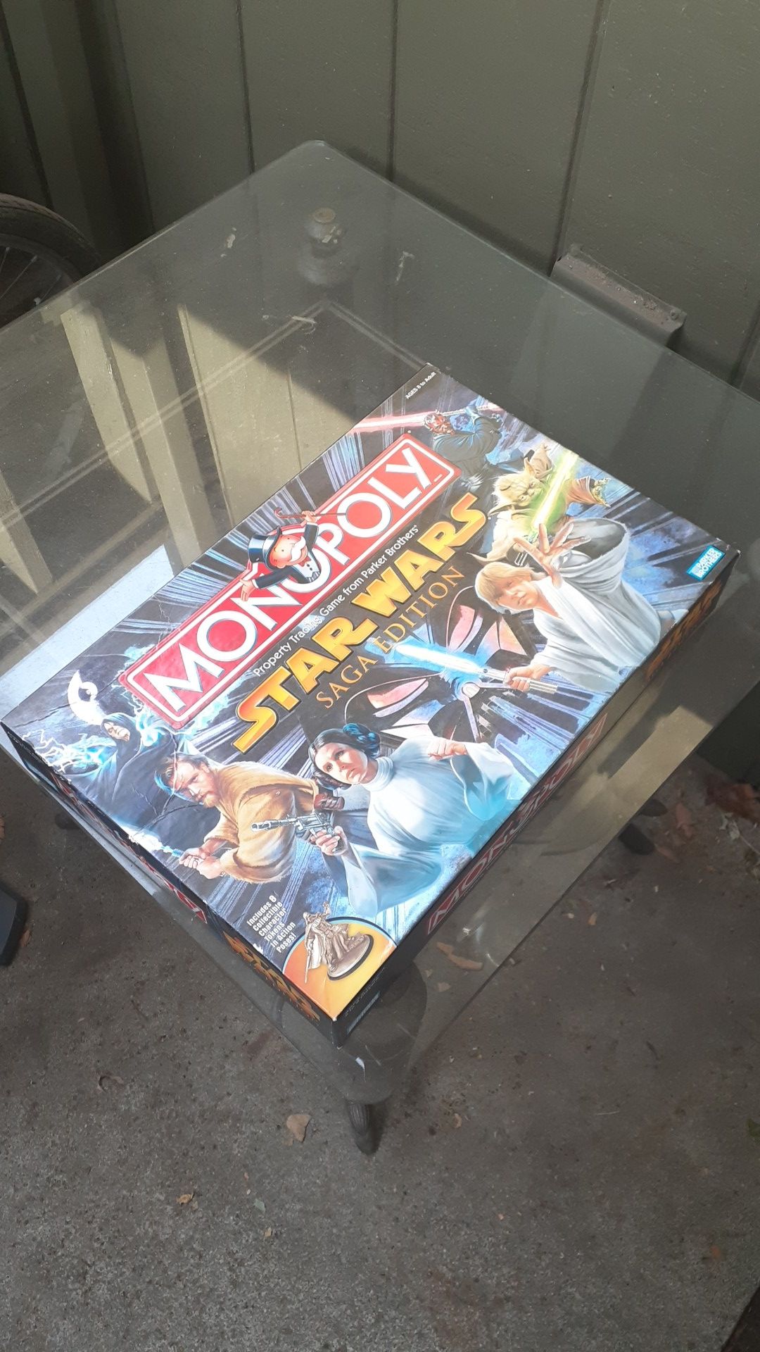 Starwars Saga Edition Monopoly board game