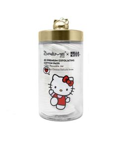 Hello Kitty × The Creme Shop Exfoliating Face Pads Collectible Glass Jar