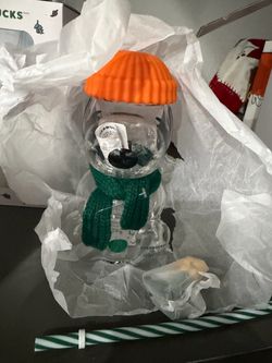 Snoopy X Starbucks glass cup