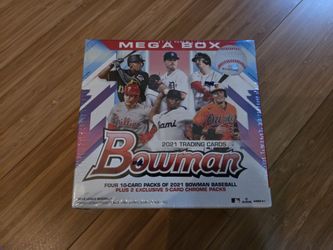 2021 Topps Bowman MLB Baseball Mega Box Brand New & Sealed