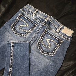 Size 31 Silver Jeans Suki Skinny