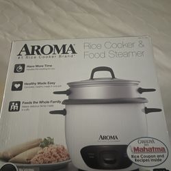Aroma 14 Cup Rice Cooker, And Steamer