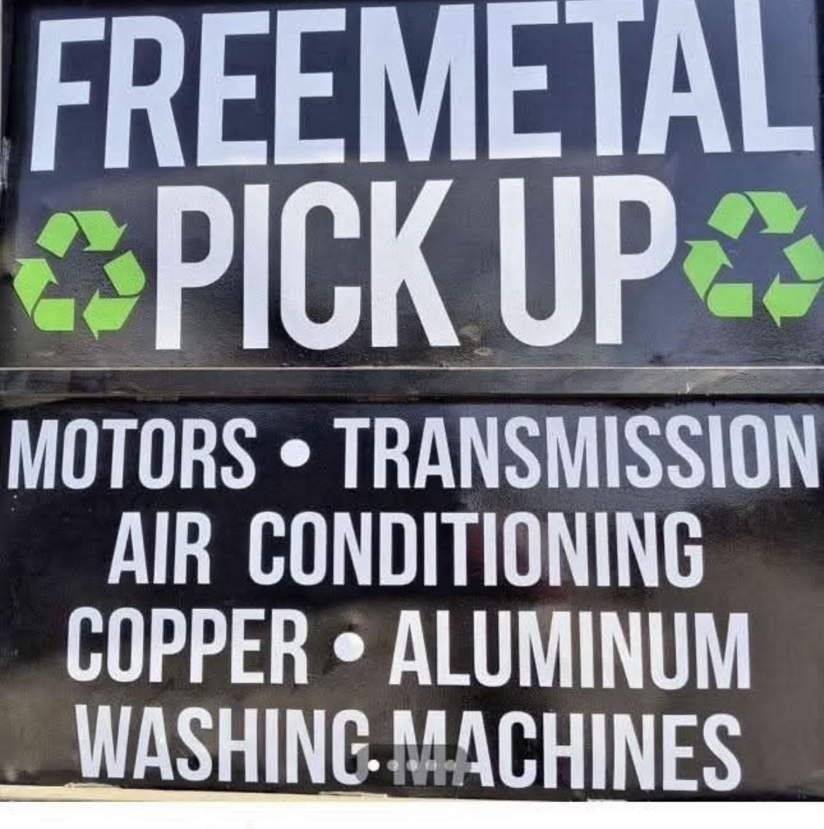Scrap Metal Free Pick-up 