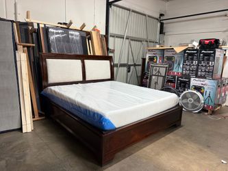 King bed frame and mattress $360