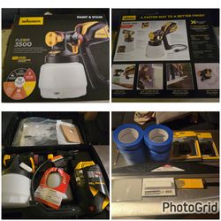 TOOLS + WAGNER SPRAY PAINTER - $60 obo