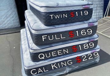 Full oasis thermal comfort Europillow top 12inch mattress