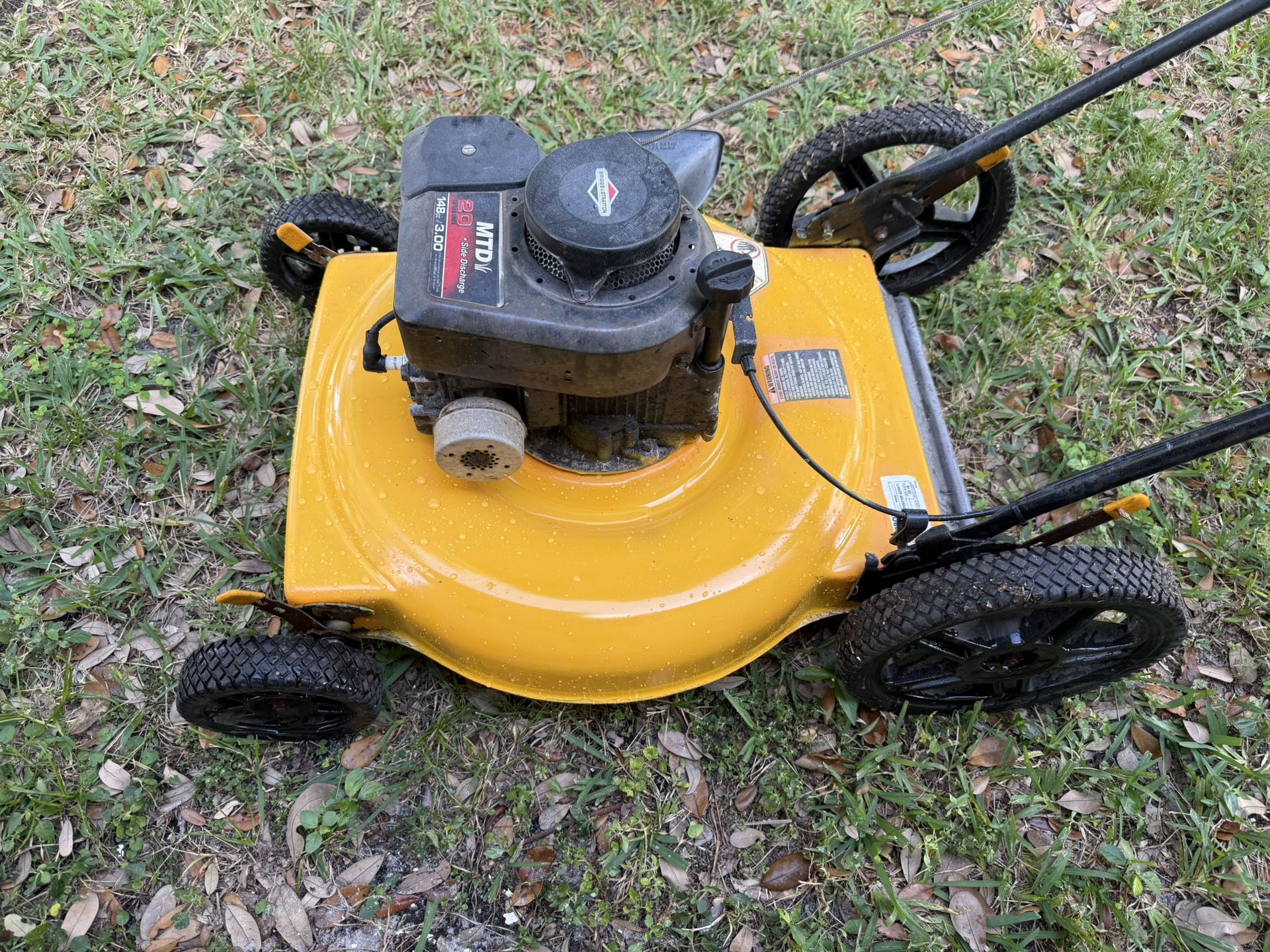 Lawn Mower Poulan Pro Push Mower Very Good Condition Work Great