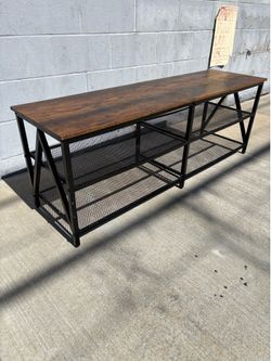 Shoe rack bench
