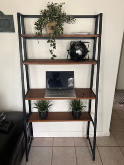 Large Industrial-Style Desk/Shelving Unit – $200 OBO