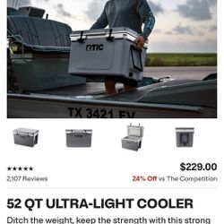 RTIC 52 QT ULTRA-LIGHT COOLER