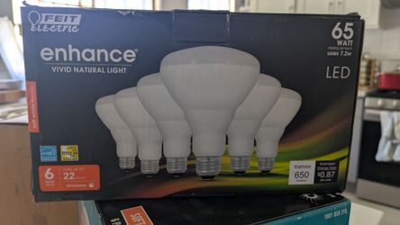 EIT electric enhanced Vivid natural light 65 watt replacements LED bR30 bulbs flood