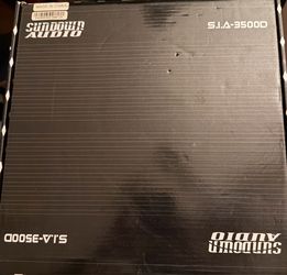 Sundown Audio amplifier
