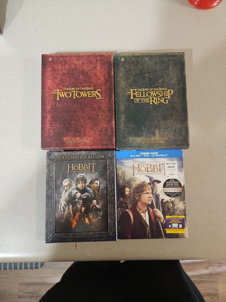 Lord Of The Rings Special Extended Dvd Edition 4 Disk Set