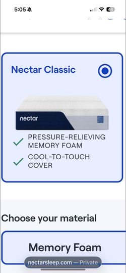 Nectar Full Size Mattress