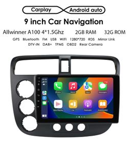 Carplay screen/radio for Honda Civic with back up camera