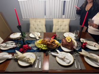 Dinning Table and 6 chairs $195