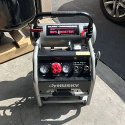 Husky 4.5 Gal. Portable Electric-Powered Silent Air Compressor