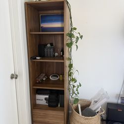 Dark Wood Book Shelf