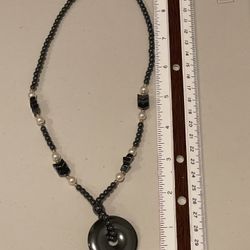 Hematite necklace