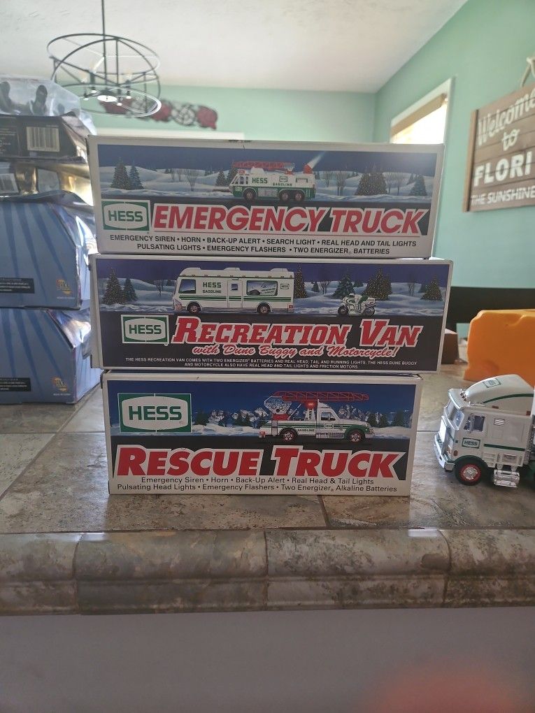 Hess Trucks From The 90s