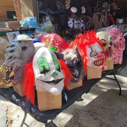 scary mask clowns halloween masks