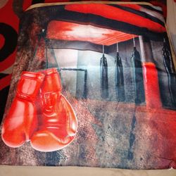 Boxing Throw Pillow Cover