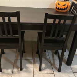 Dining Table Set (4 Chair Included)